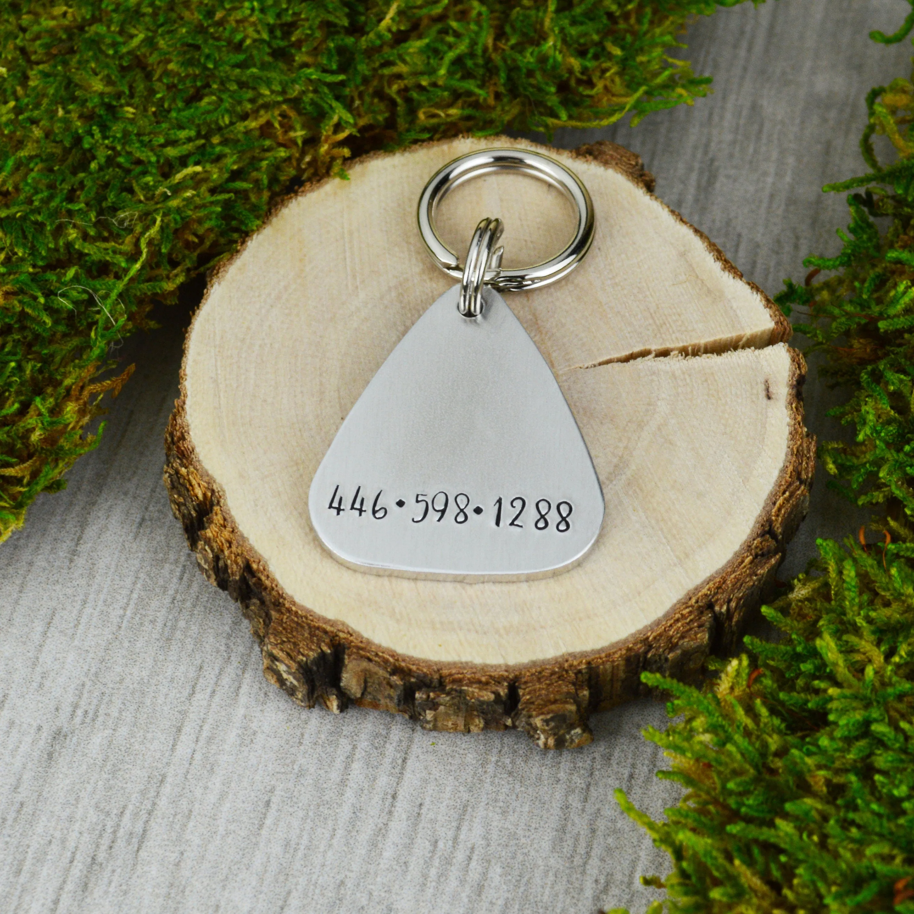 Feather Garland Pet ID Tag