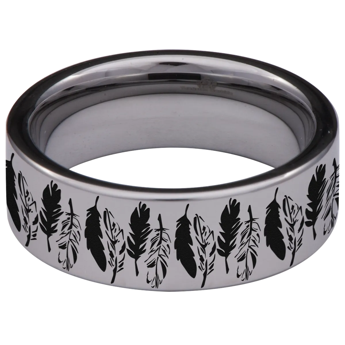 Feather Tungsten Carbide Ring