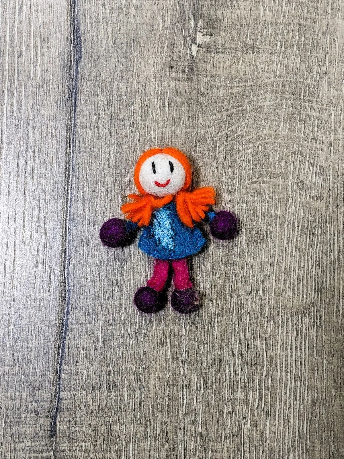 Felt Girl Brooch