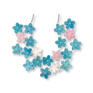 Forget-Me-Not- necklace - Set of 2