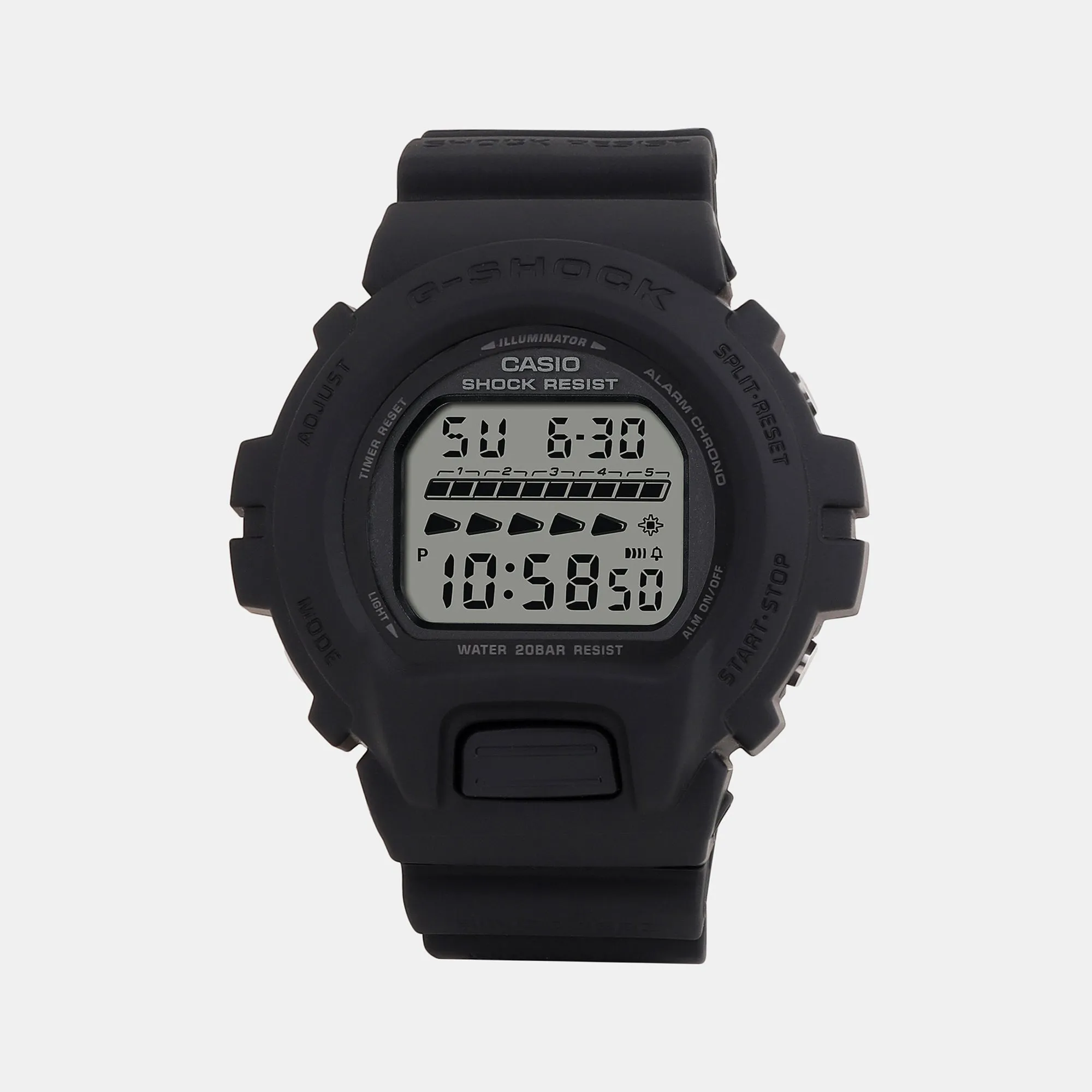 G-Shock Black Men's Digital Resin Watch G1409 - DW-6640RE-1DR