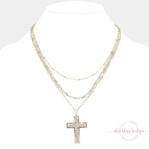 Glow In Faith - Light Multi Necklace