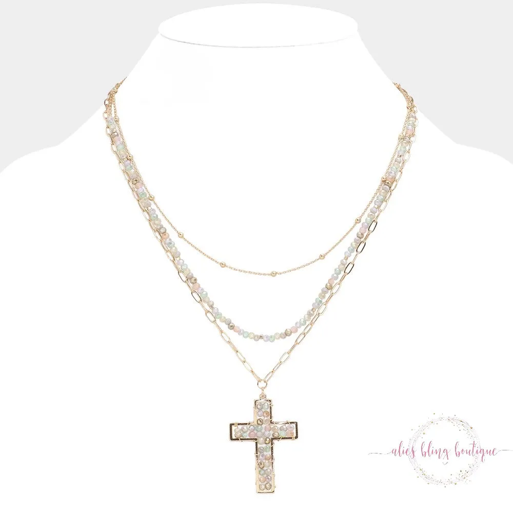 Glow In Faith - Light Multi Necklace