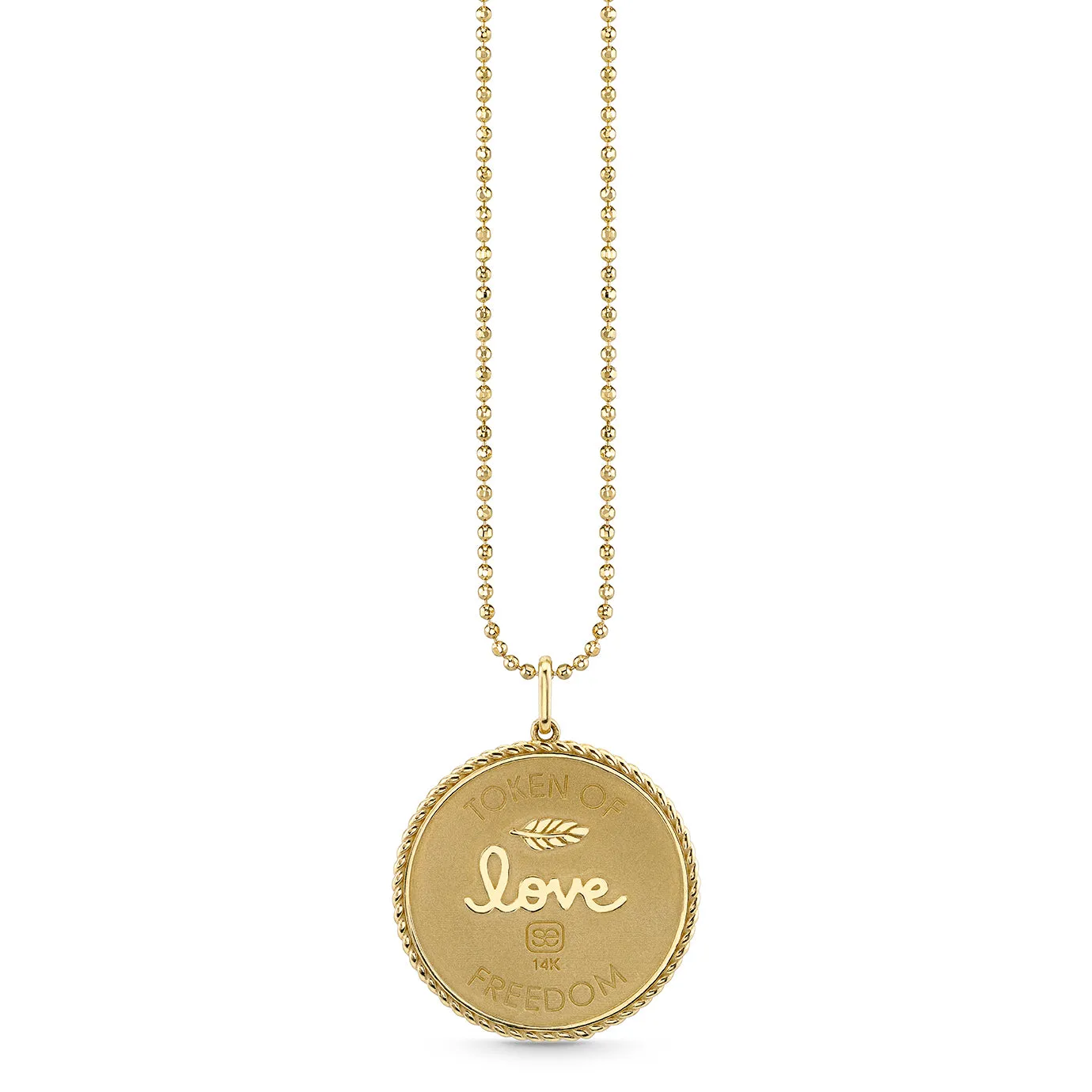 Gold & Diamond Horse Coin Charm