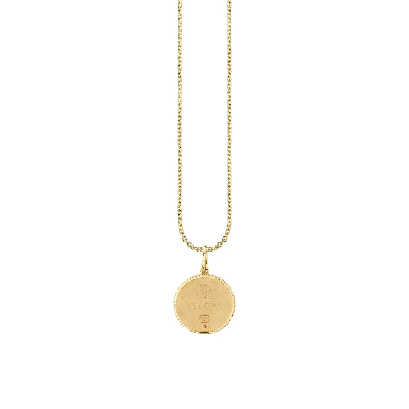 Gold & Diamond Virgo Zodiac