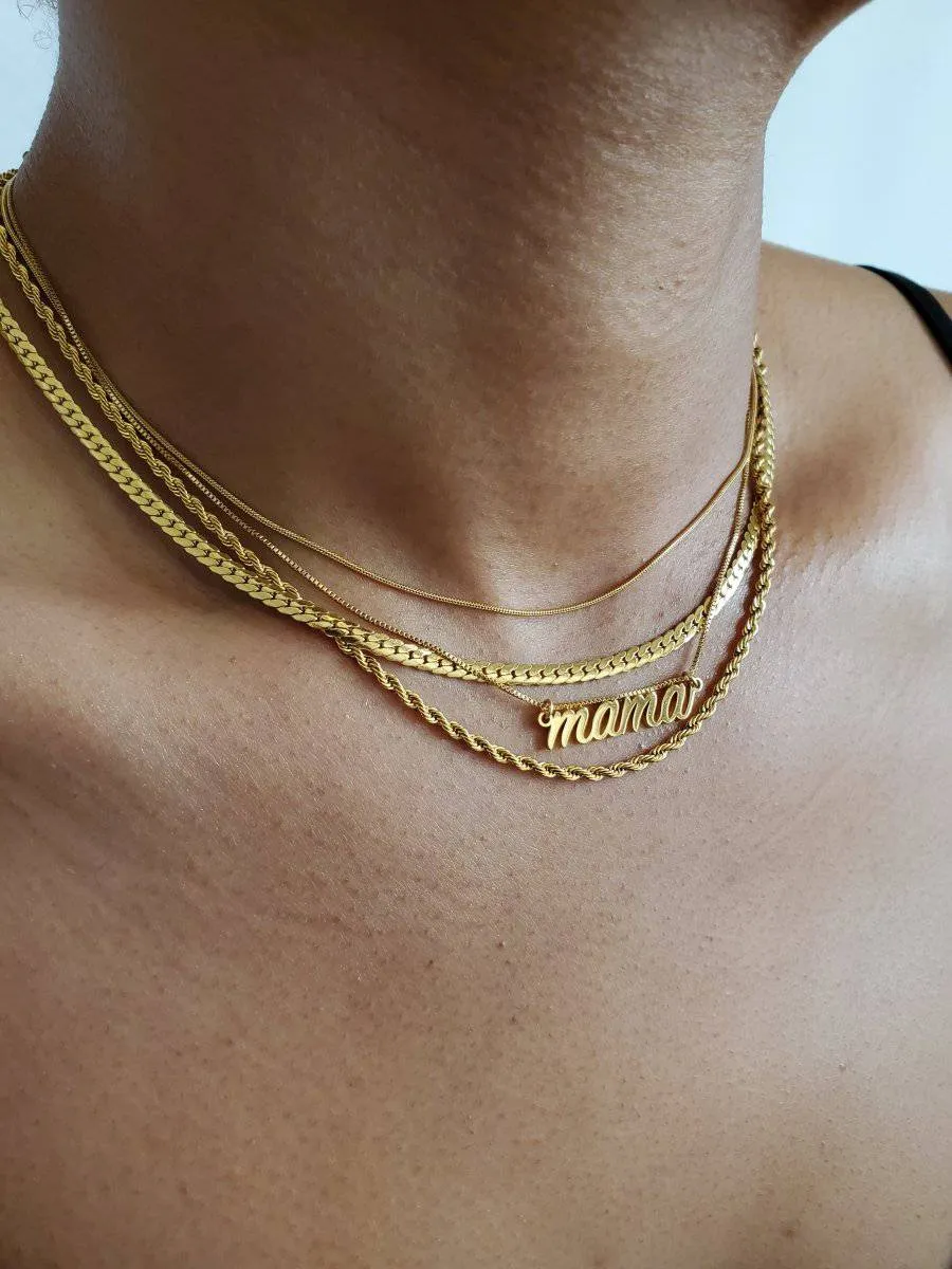 Gold Mama Necklace