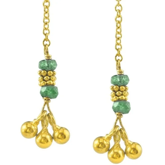 Grace Emerald Drop Earrings