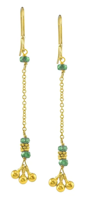 Grace Emerald Drop Earrings