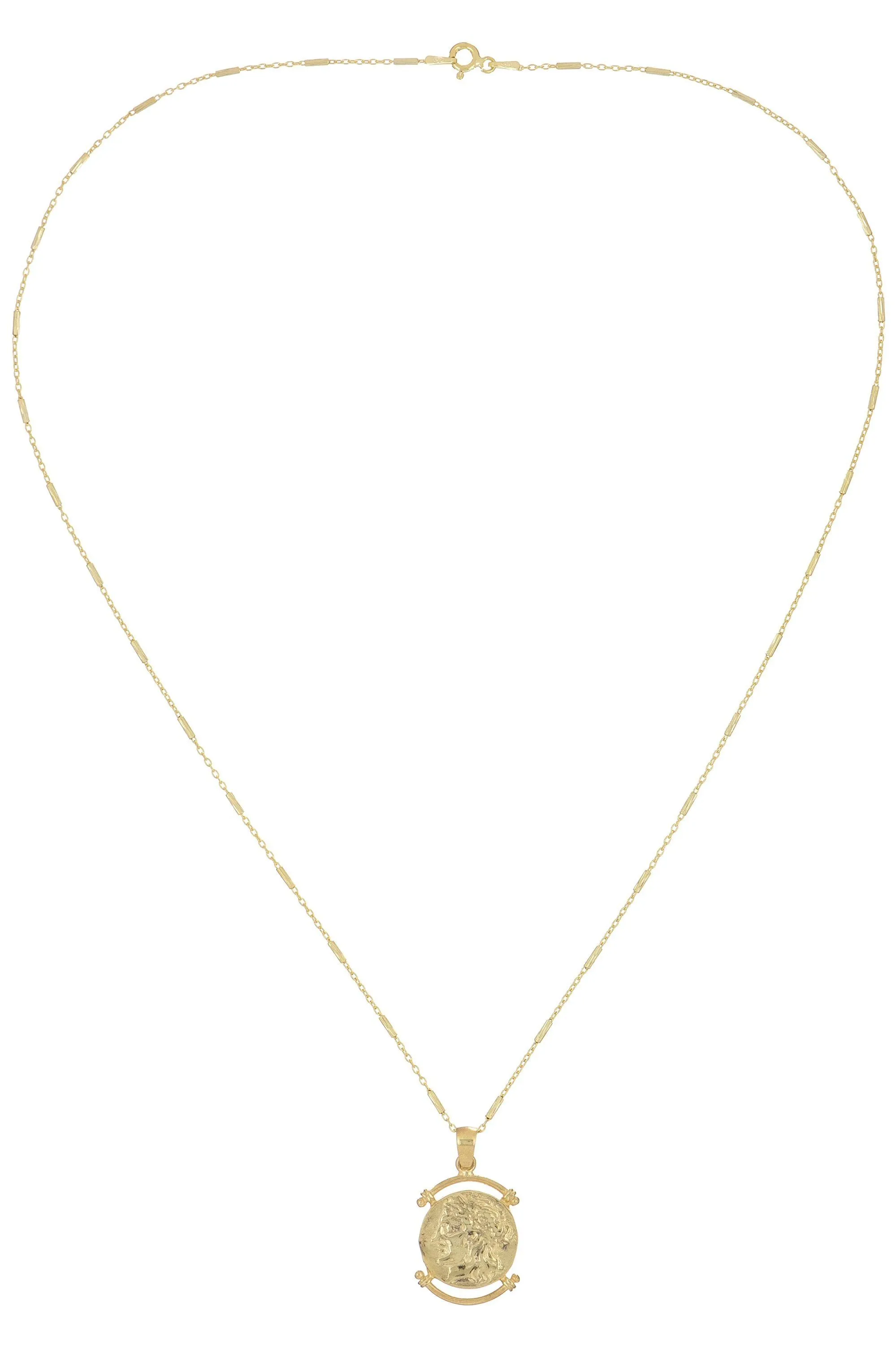 Greek Coin Pendant