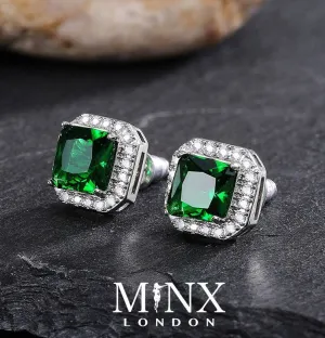 Green Diamond Earrings | Green Diamond Ear Studs | Ear Studs
