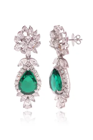 Green Imperial Dangler Earrings