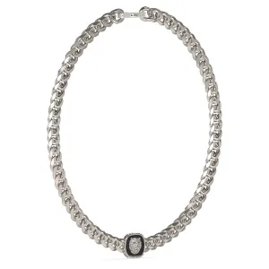 Guess Men's Jewellery Stainless Steel Lion 18mm Coin 21" Chain