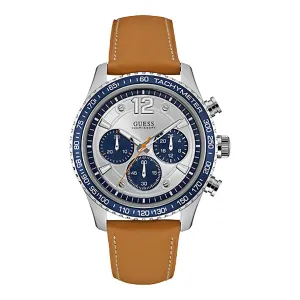 Guess Men's Watch Silver Tone Case Quartz