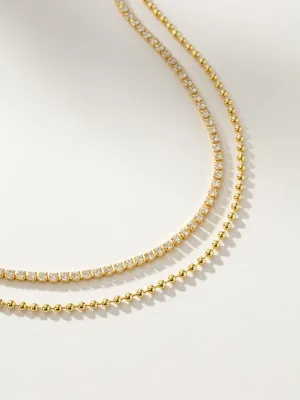 Happy Hour Layered Tennis Necklace