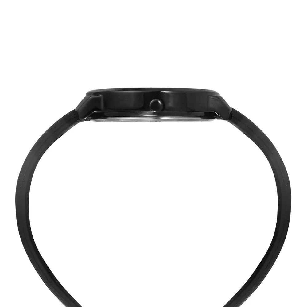 Helix By Timex Black Round Analog Silicone Watch Men -TW039HG20