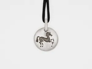 Horse Charm Pendant in Sterling Silver