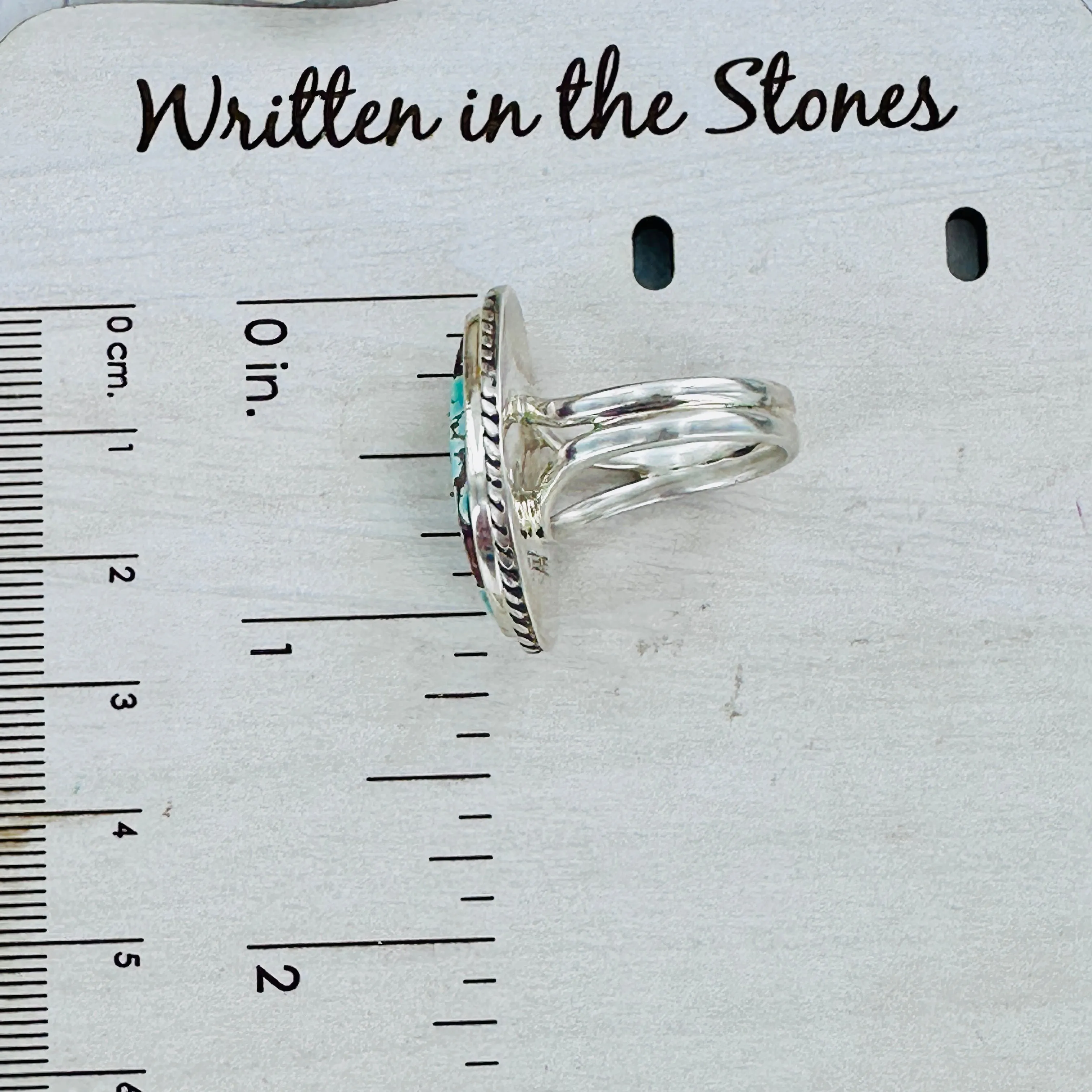 Hudson (Royston Turquoise) Ring SIZE 7