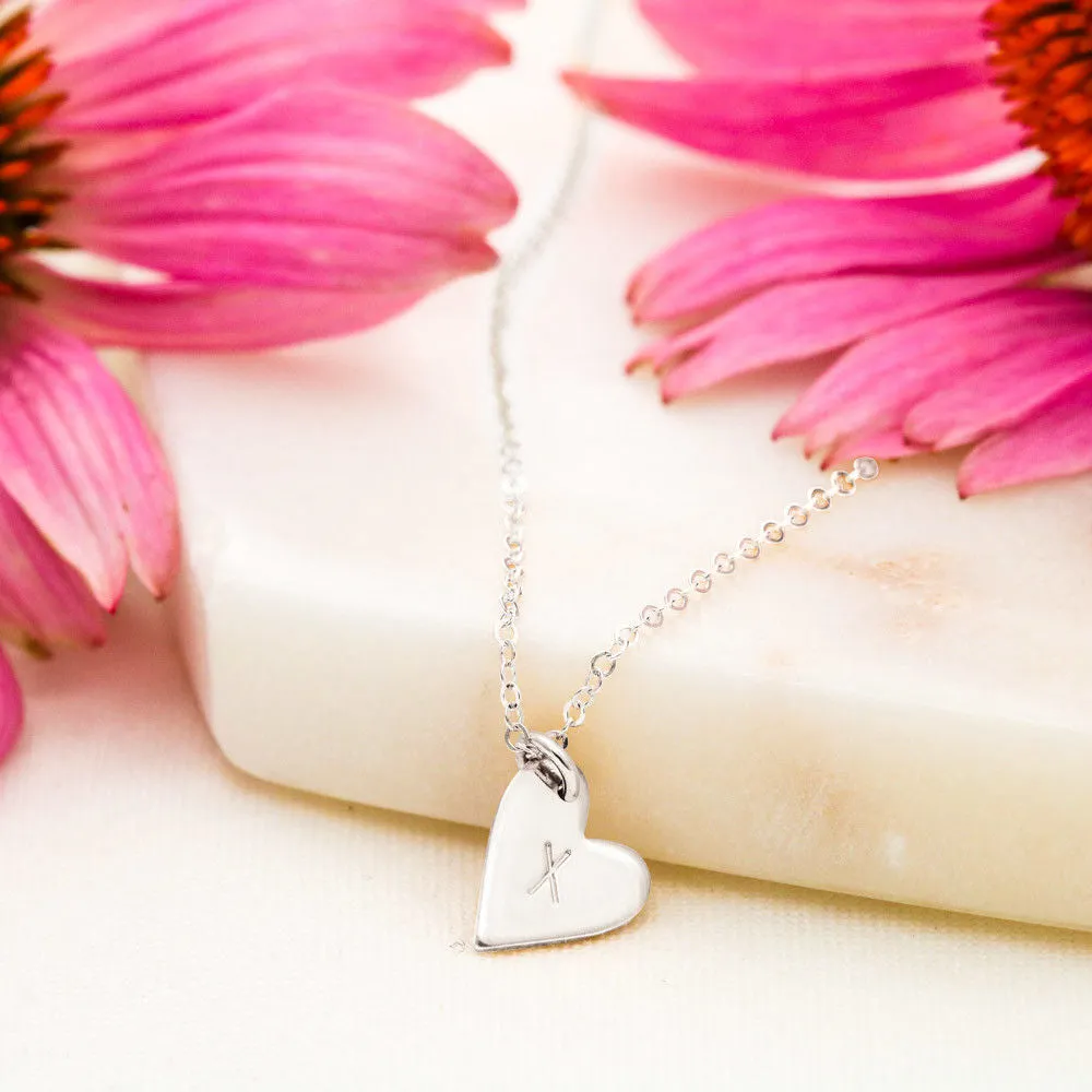 I Just Knew Heart Charm Necklace