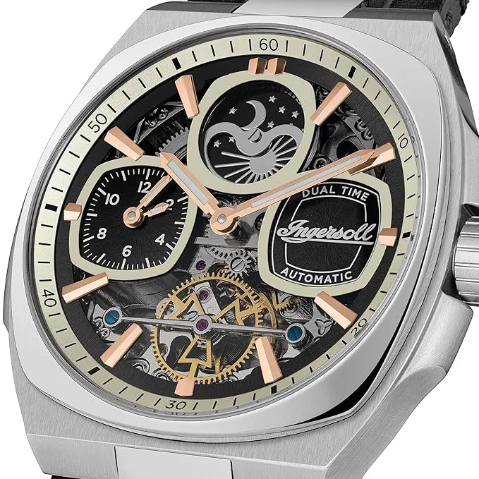 Ingersoll Automatic Black Dial with Lifetime Warranty Analog Watch - for Men I15801