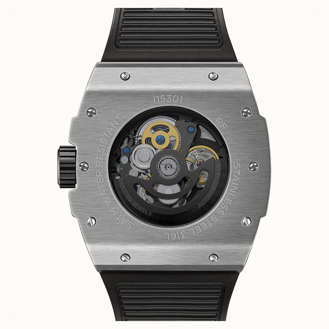 Ingersoll Automatic Black Skeleton Dial Analog Men's Watch - I15301