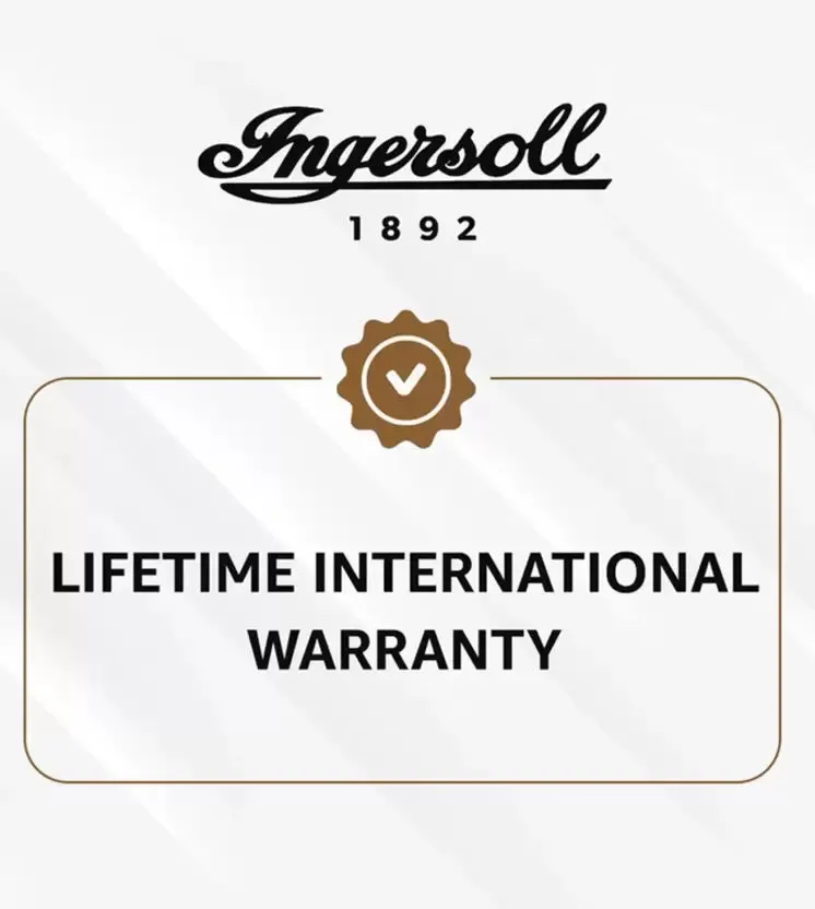 Ingersoll The Jazz Automatic Mens Analog Watch with Sivler Dial and Brown Leather Strap - I07704