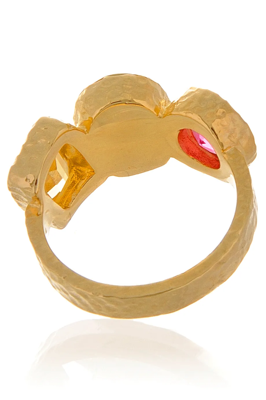ISHARYA NYMPH Nile Three Stone Turquoise Ring