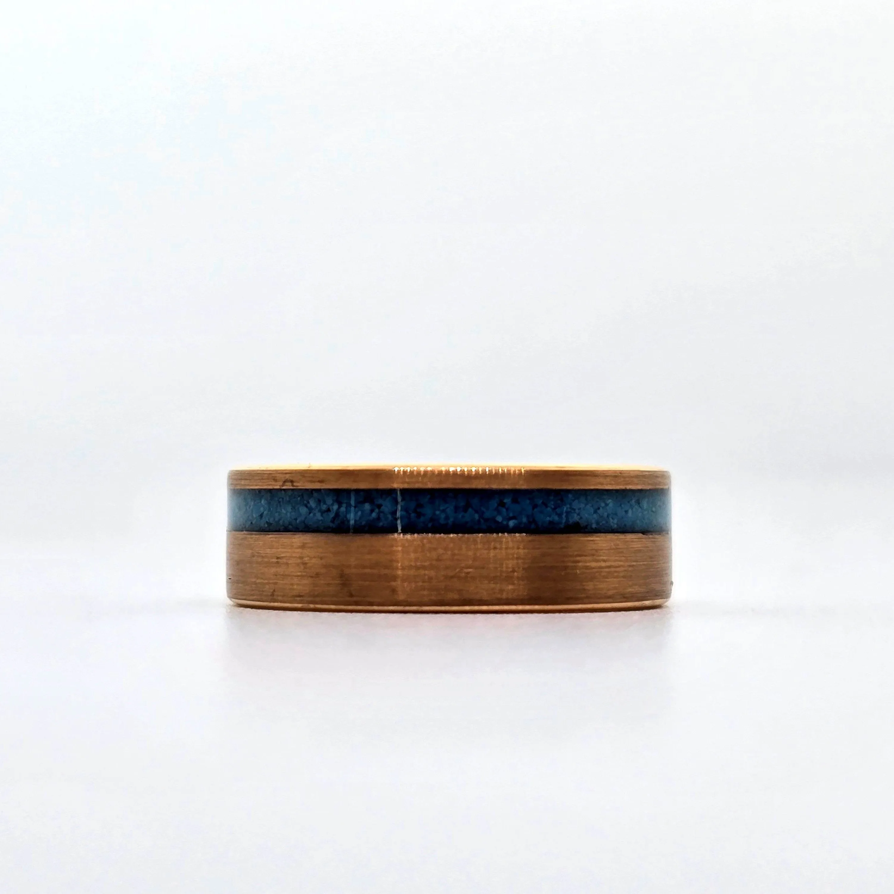Jolt - Tungsten & Crushed Turquoise Womens Ring