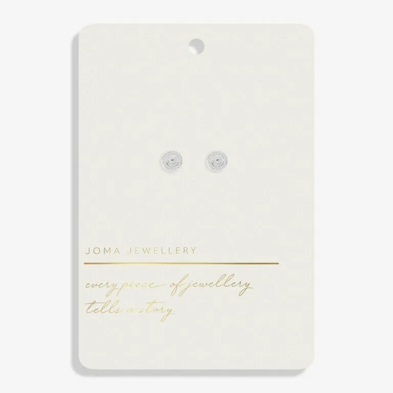 Joma Style Stories Coin Silver Earrings