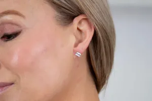 Katie Emerald Cut Studs