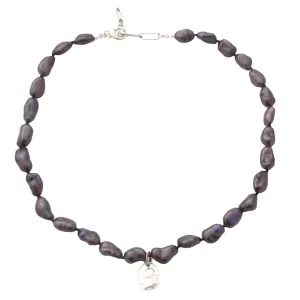 Keshi Pearl & Coin Necklace