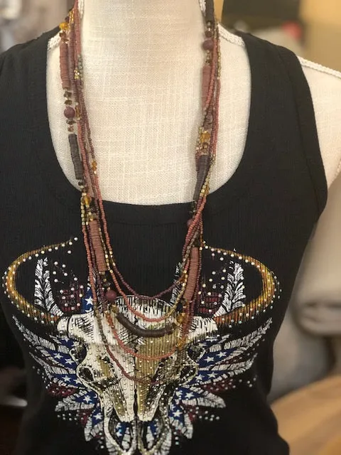 KurtMen Glass Beaded Necklace
