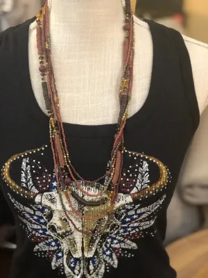 KurtMen Glass Beaded Necklace