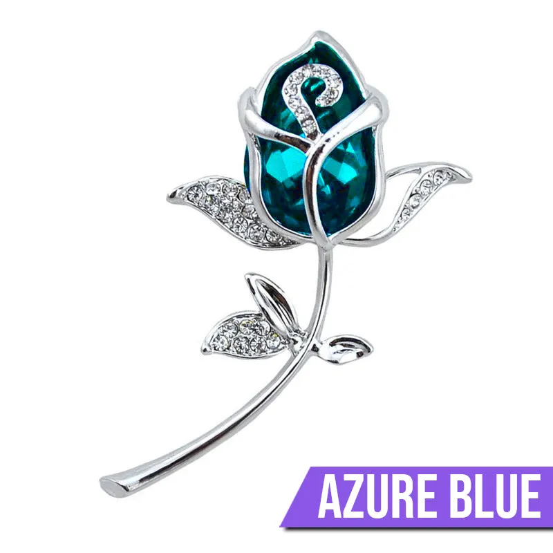 Laleh Crystal Tulip Brooch