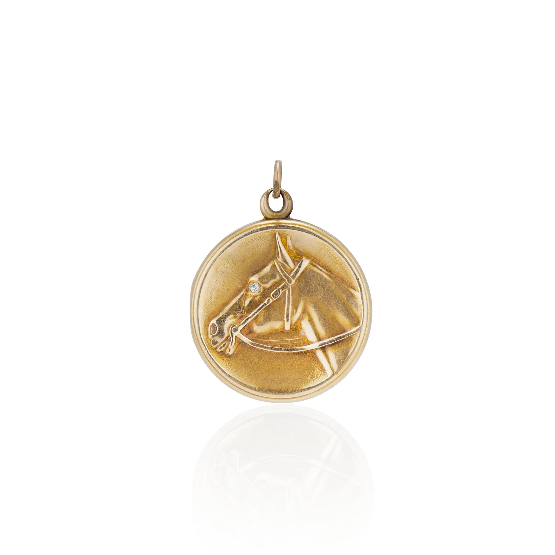 Late Victorian Repoussé Horse Locket