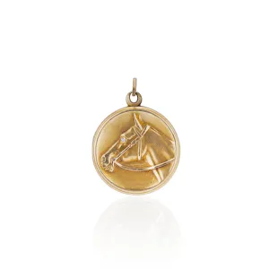 Late Victorian Repoussé Horse Locket