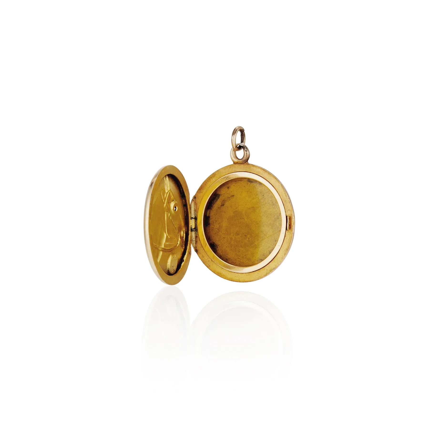 Late Victorian Repoussé Horse Locket