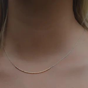 LATERAL FORGED BAR NECKLACE