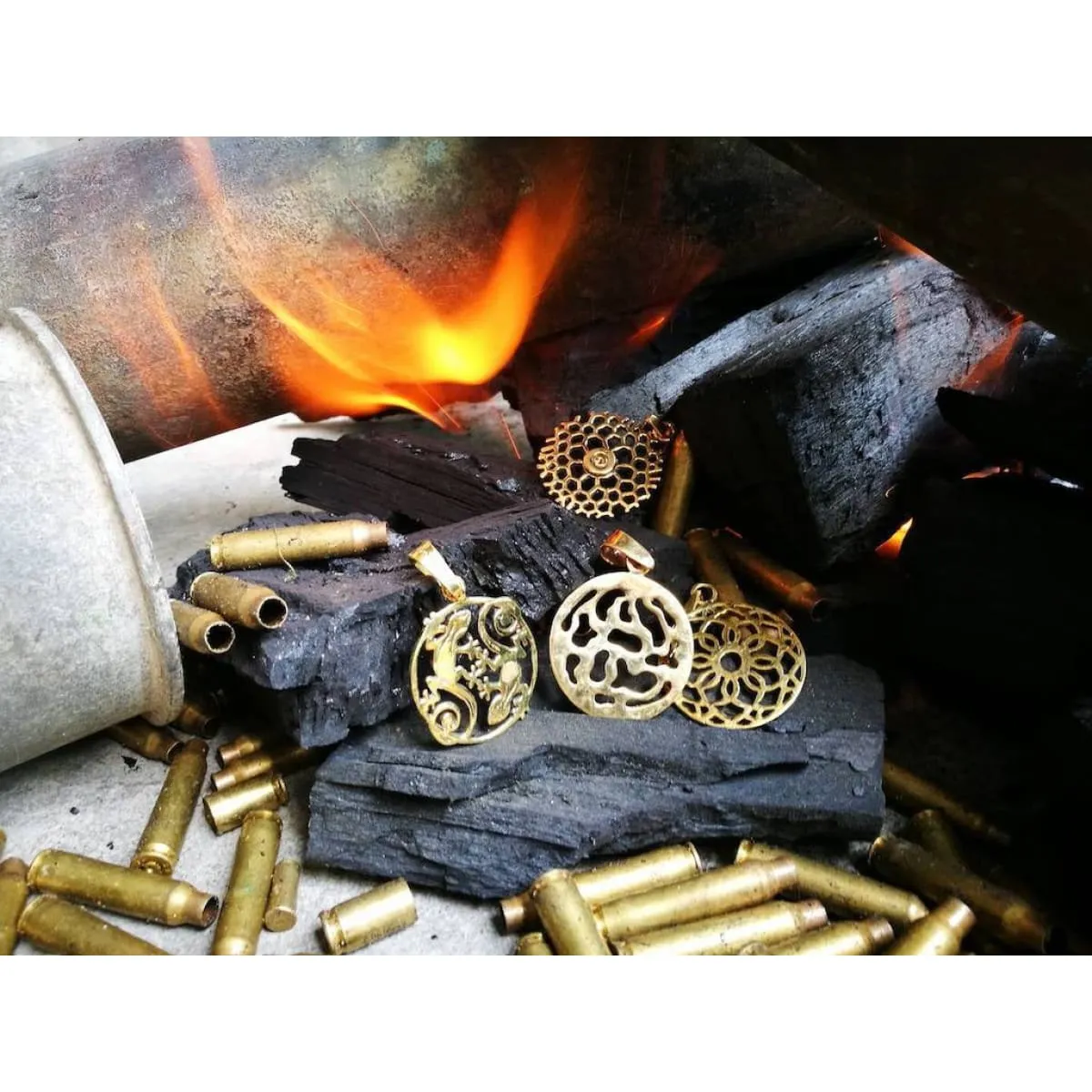 Layered Bar Bullet Necklace