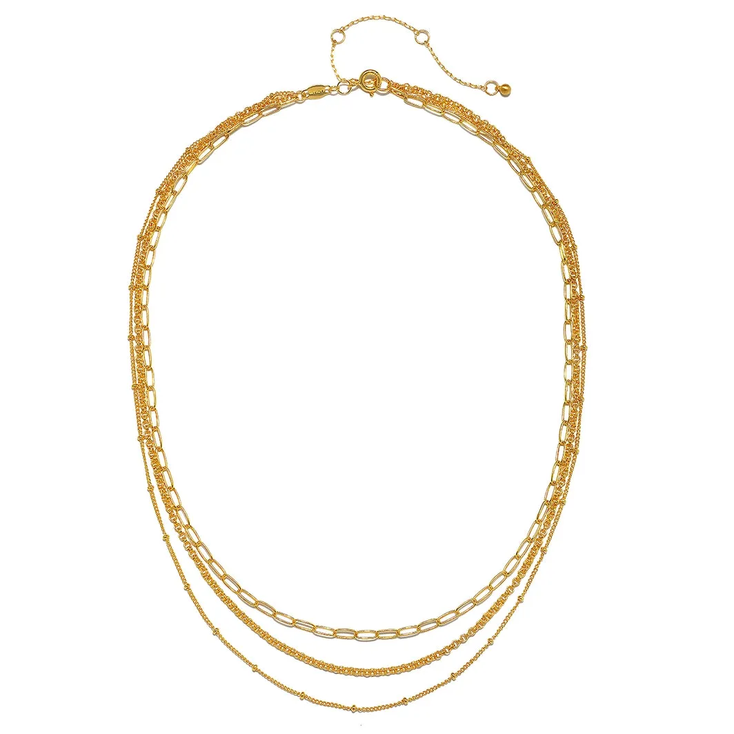 LAYERED CHAIN NECKLACE