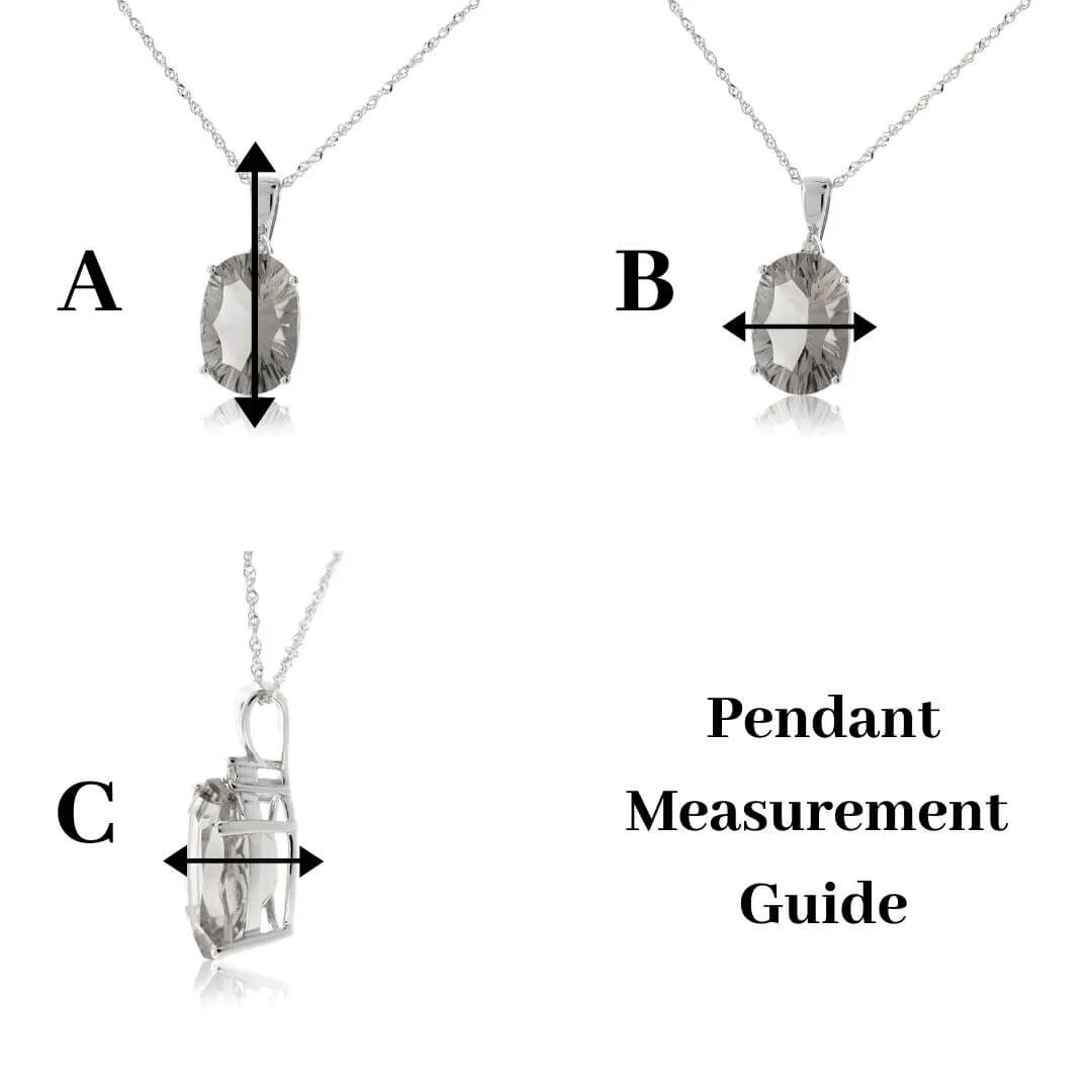 Layered Diamond 3 Triangle Necklace