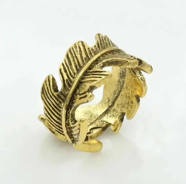 Leaf & Flower Design Women's Ring