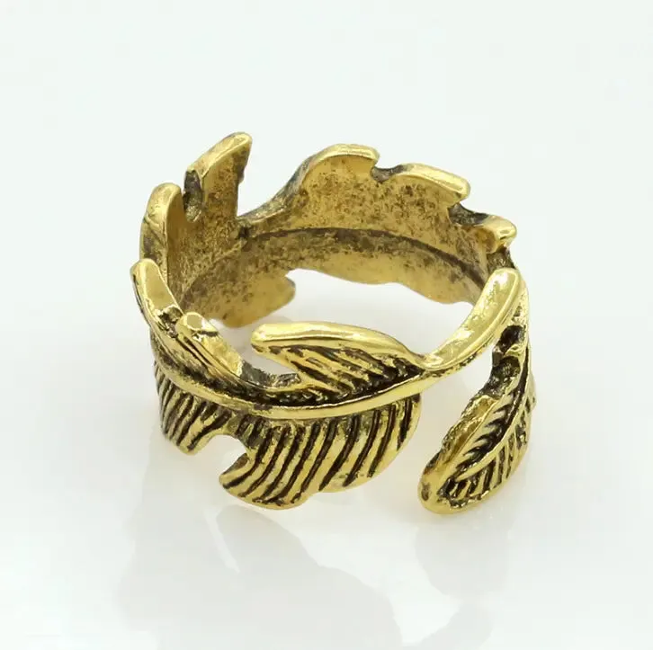 Leaf & Flower Design Women's Ring