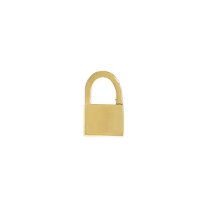 Lock Charm Connector Clasp 14K