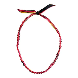 Long Regenerated Necklace in Pink Floyd Stripe