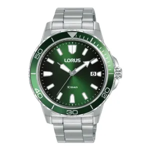 Lorus Mens Sports Watch with Green Dial RXH49KX-9