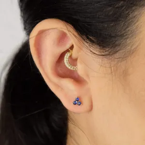 Lotus Stud Earring