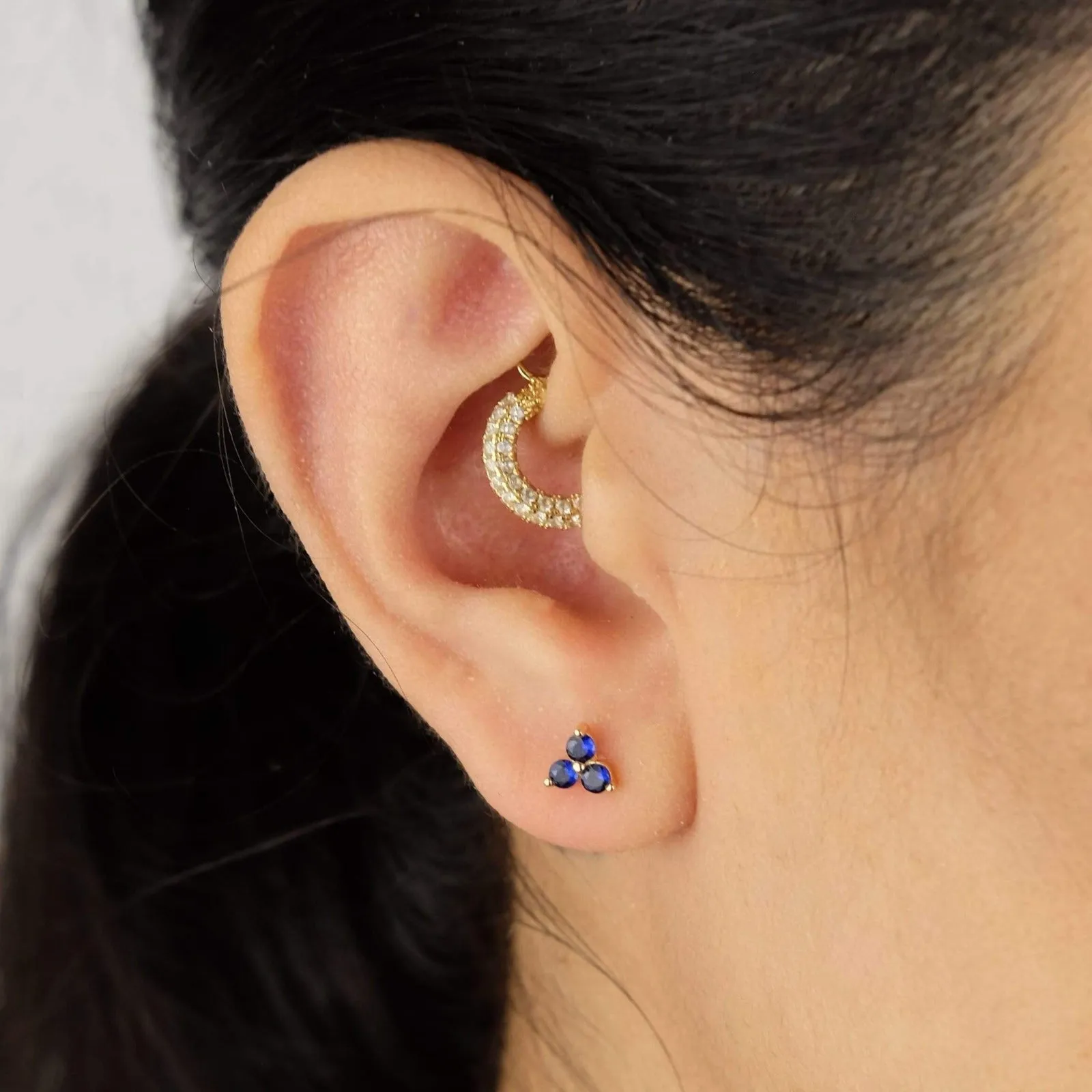 Lotus Stud Earring