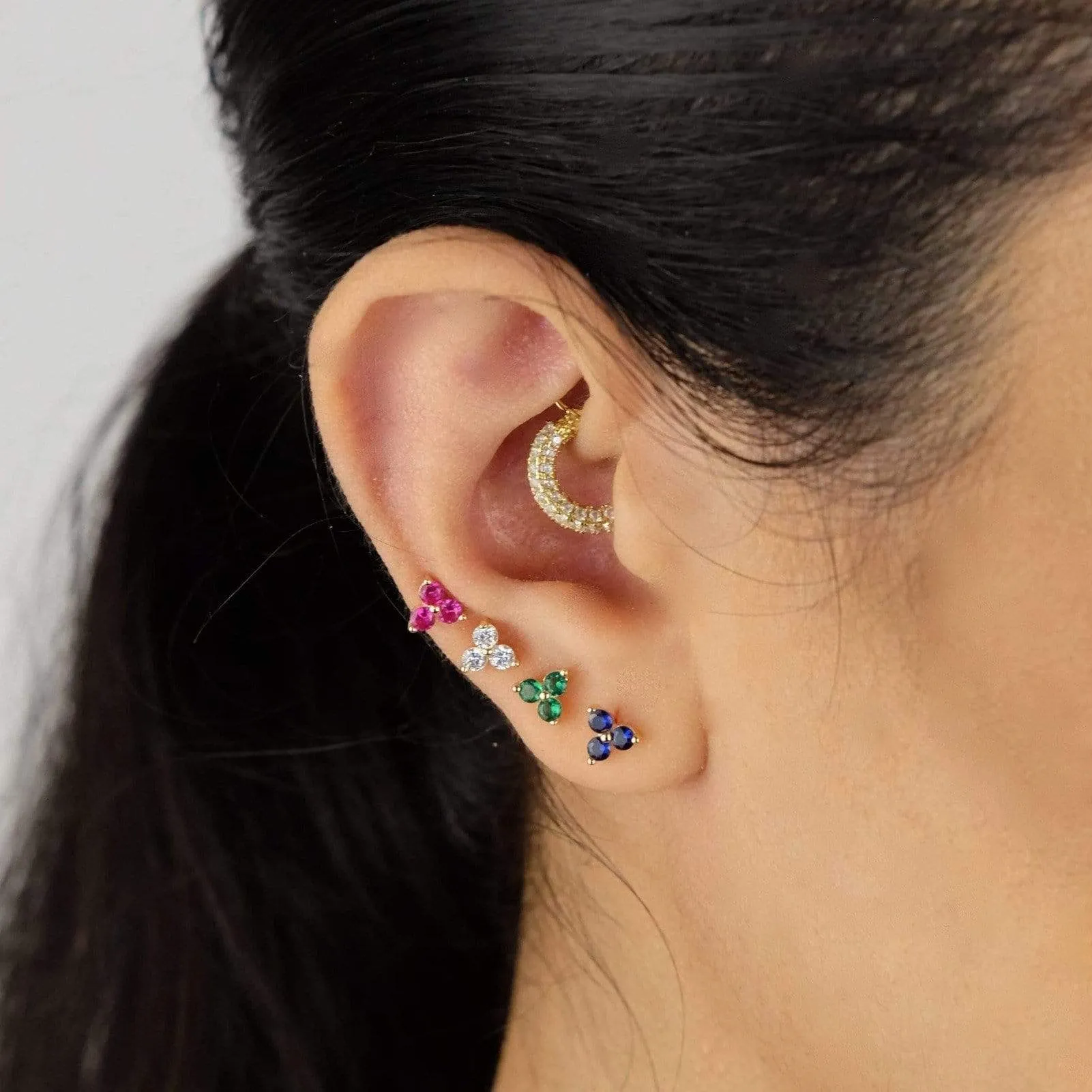 Lotus Stud Earring