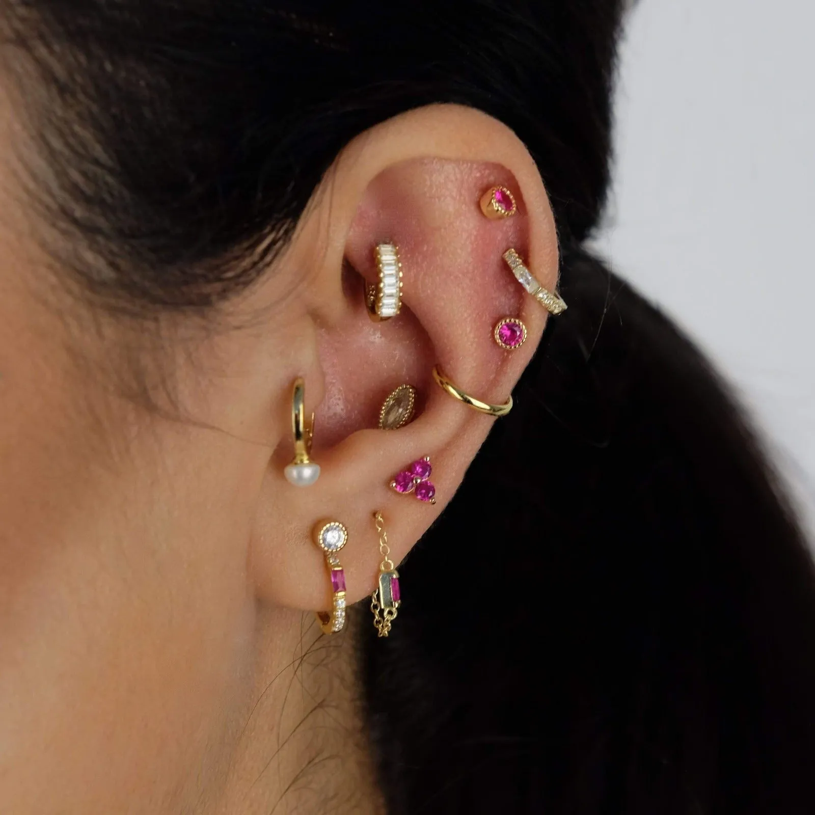 Lotus Stud Earring
