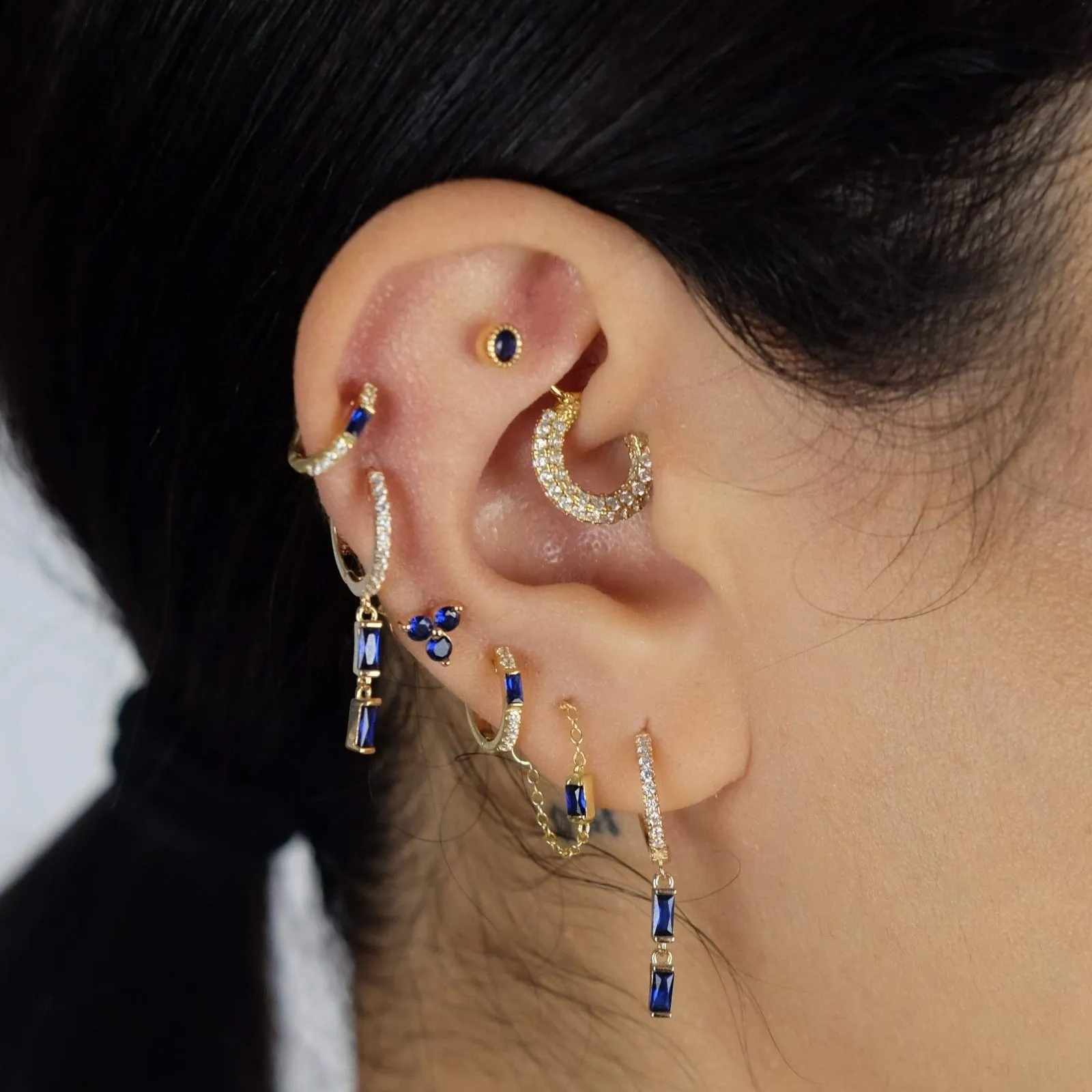 Lotus Stud Earring